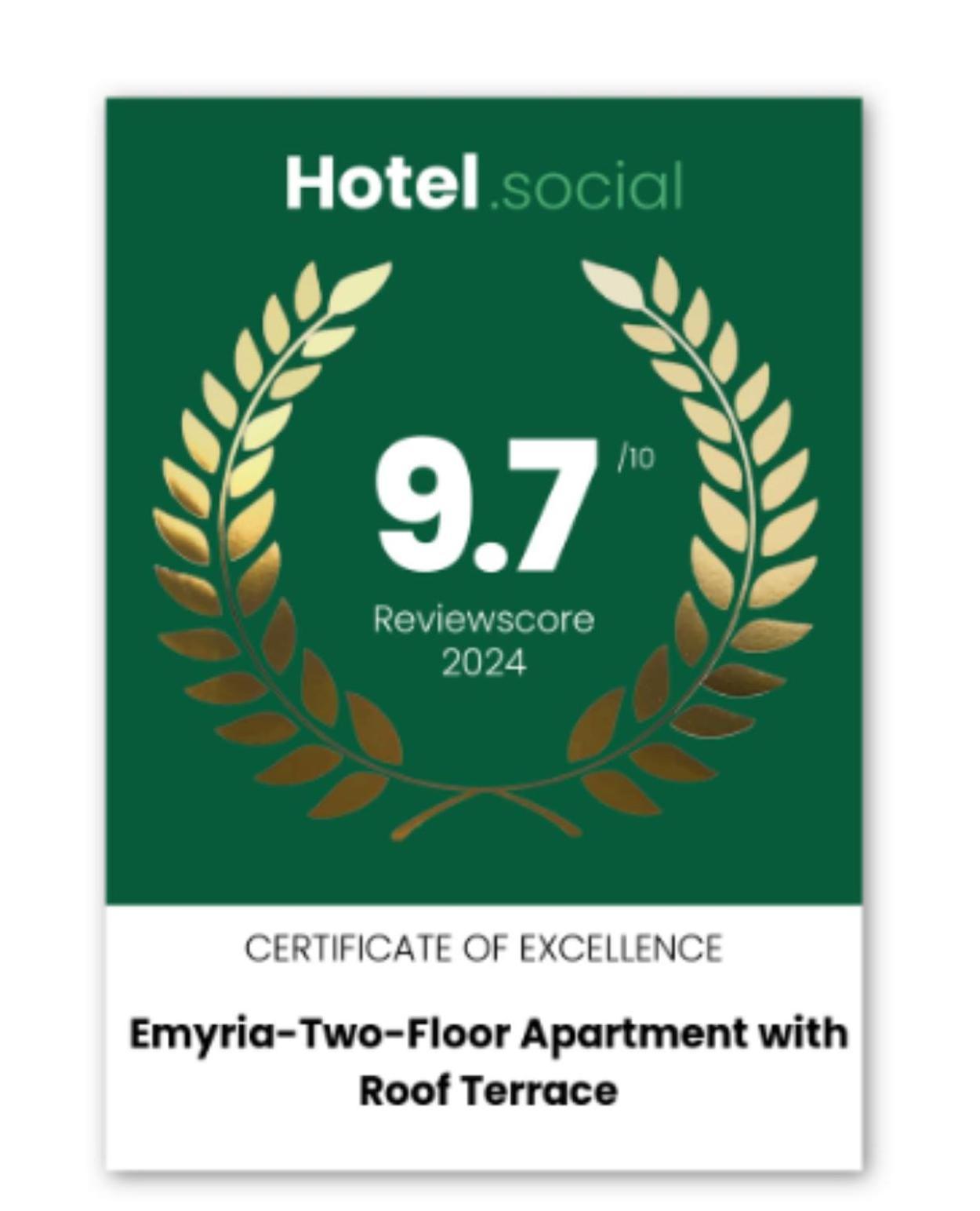 Emyria-Two-Floor Apartment With Roof Terrace ザキントス エクステリア 写真